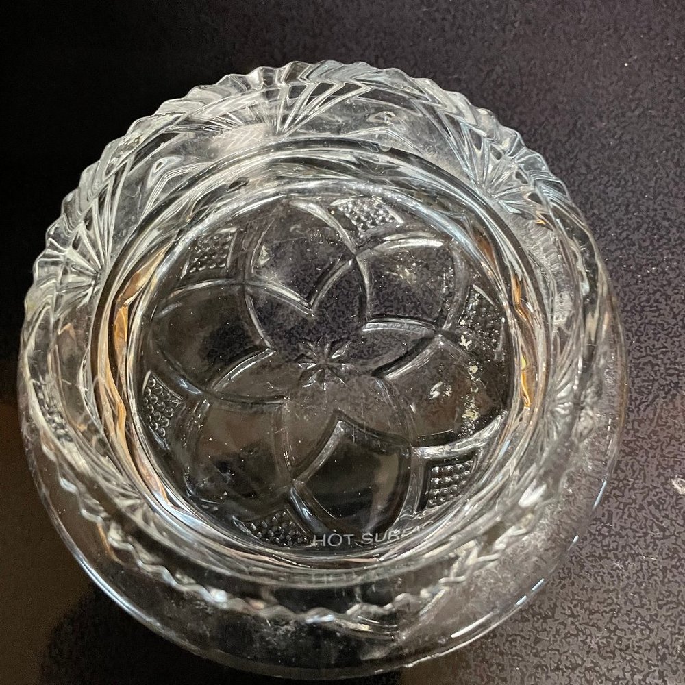 Cut Glass Wine/ Champagne Bottle Coaster